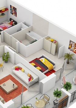 Proiecte rezidentiale de apartamente individuale Image