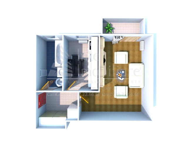 Apartament 1 camere - Miroslava