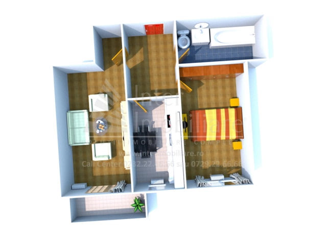 Apartament 2 camere - Miroslava