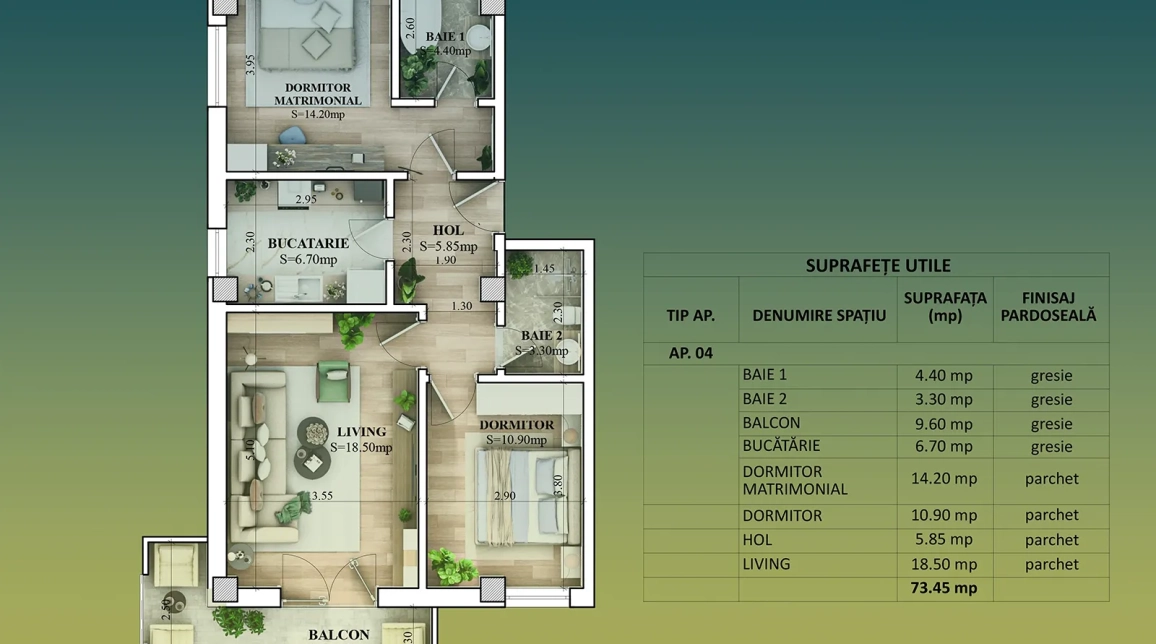 Imagine apartament