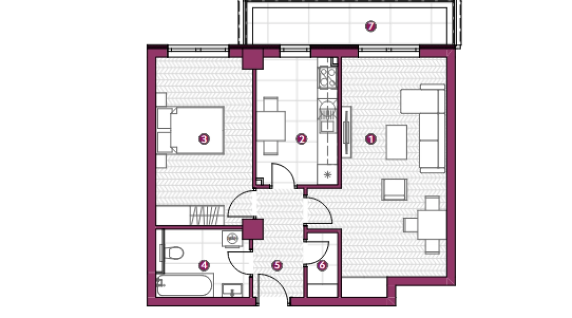 Imagine apartament