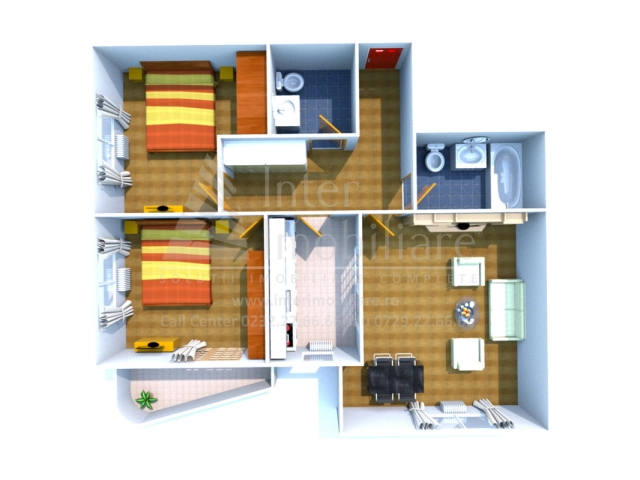 Apartament 3 camere - Galata
