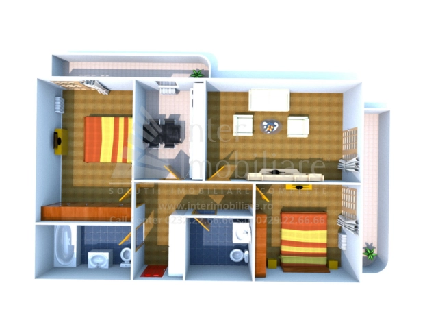 Apartament 3 camere - Galata