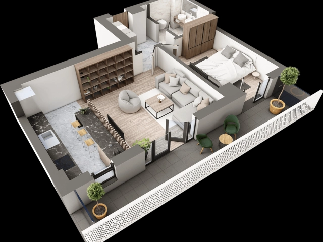 Apartament 2 camere - Galata